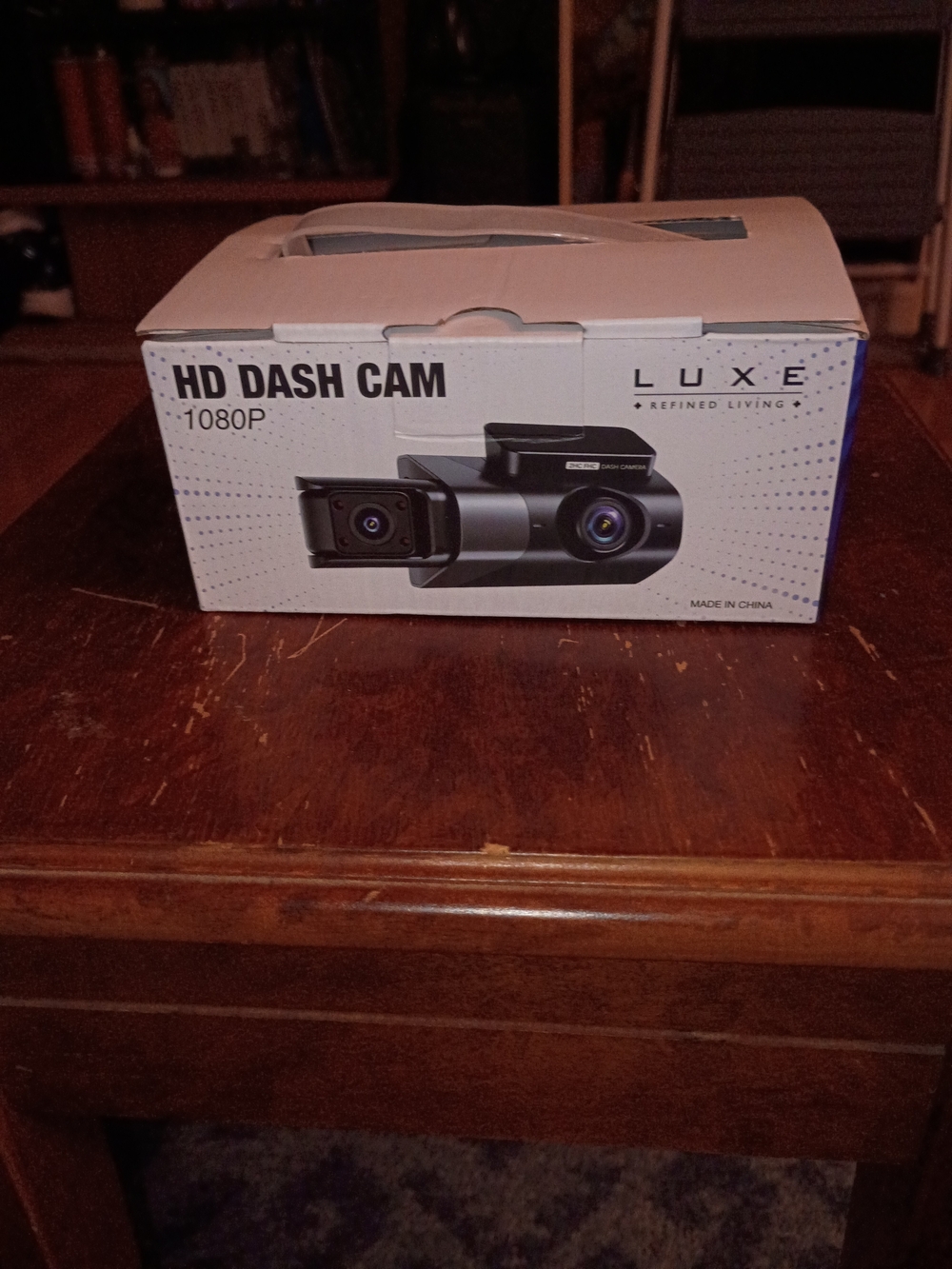 Luxe HD Dash Cam 1080P - White/Black